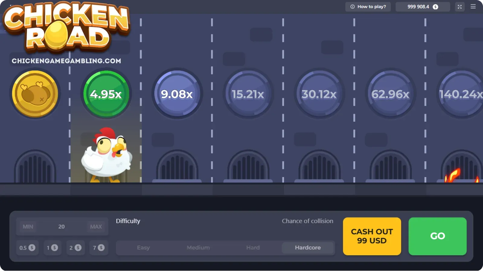 Unique Gameplay game screen